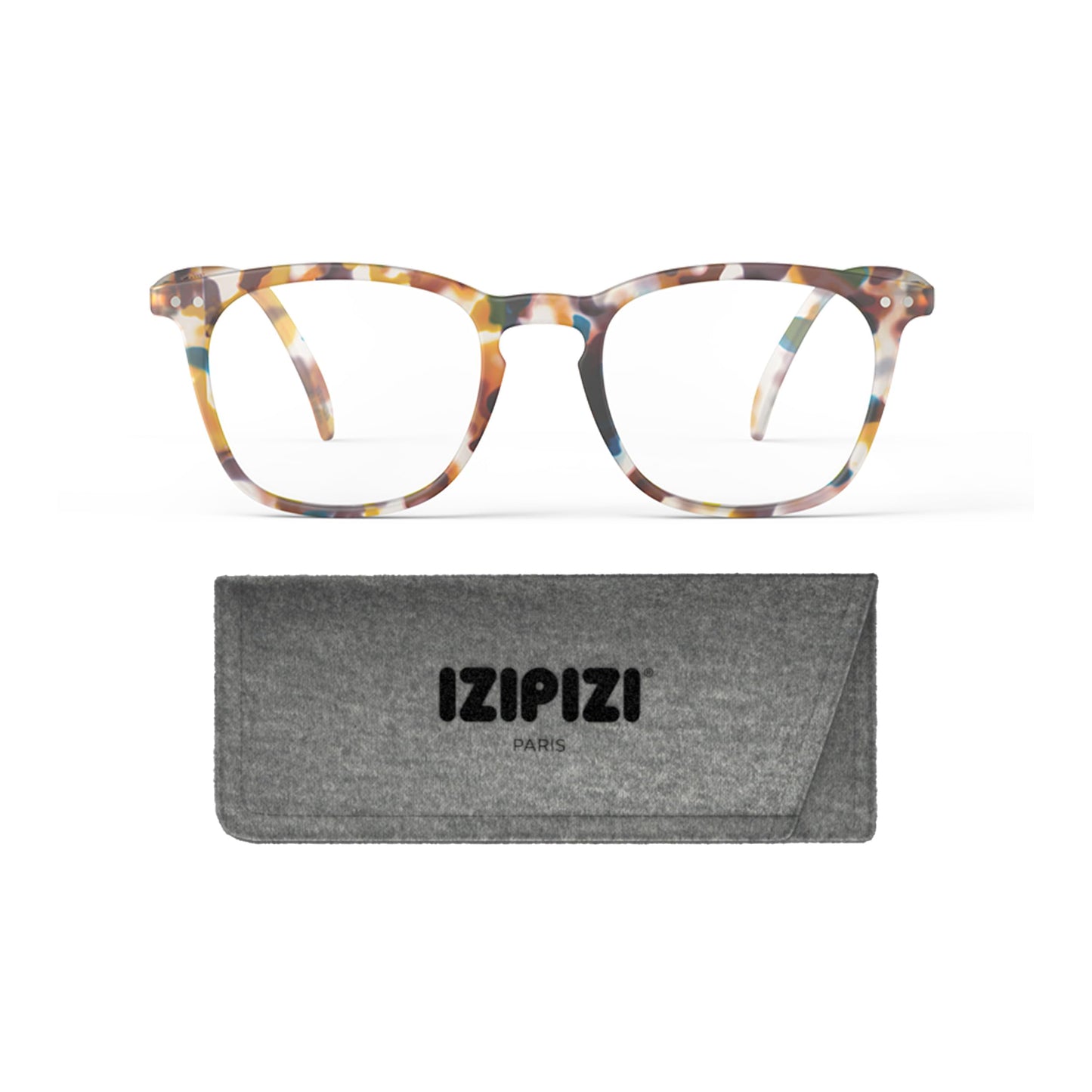 IZIPIZI READING #E Reading Glasses for Women and Men Rectangular Glasses with Anti-Scratch Lenses, Lightweight Fashion Frame