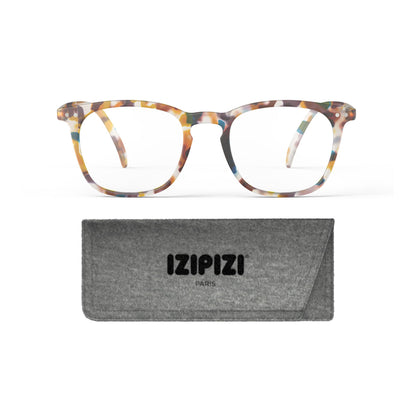 IZIPIZI READING #E Reading Glasses for Women and Men Rectangular Glasses with Anti-Scratch Lenses, Lightweight Fashion Frame