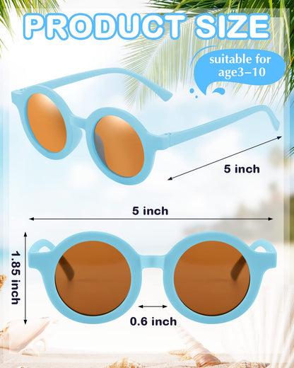 Kids Round Sunglasses Bulk Party Pack for Events