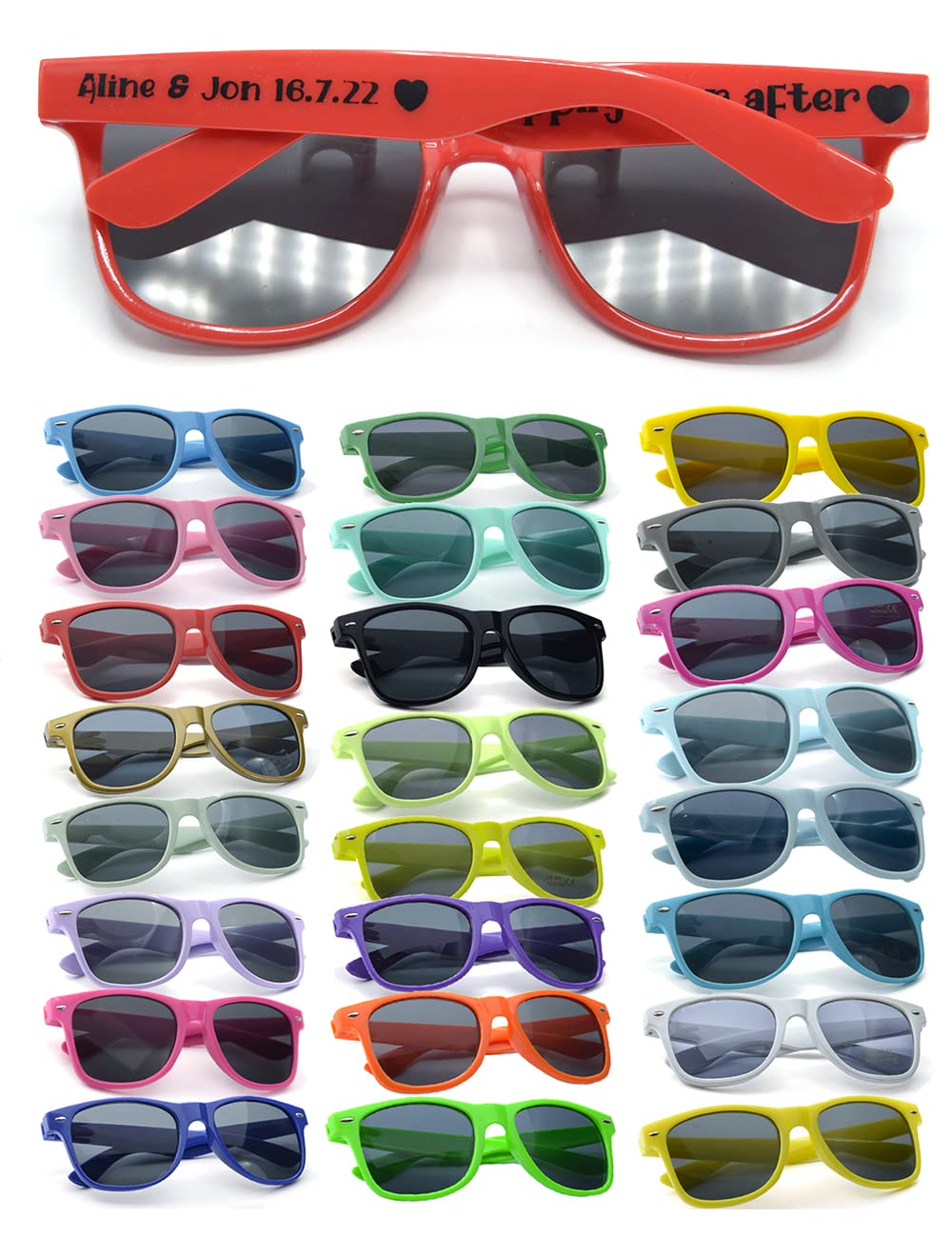 Personalized Sunglasses Bulk Party Favors Adult Custom Wedding Polarized Sunglasses Custom Branded Sunglasses