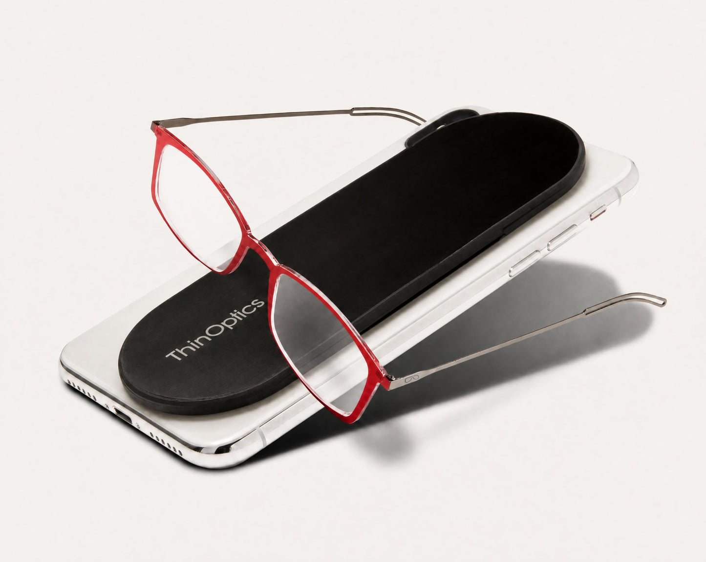 Always With You by ThinOptics Reading Glasses with Slim Case – Readers Attach to Your Phone, Tablet, or Fit in Your Pocket