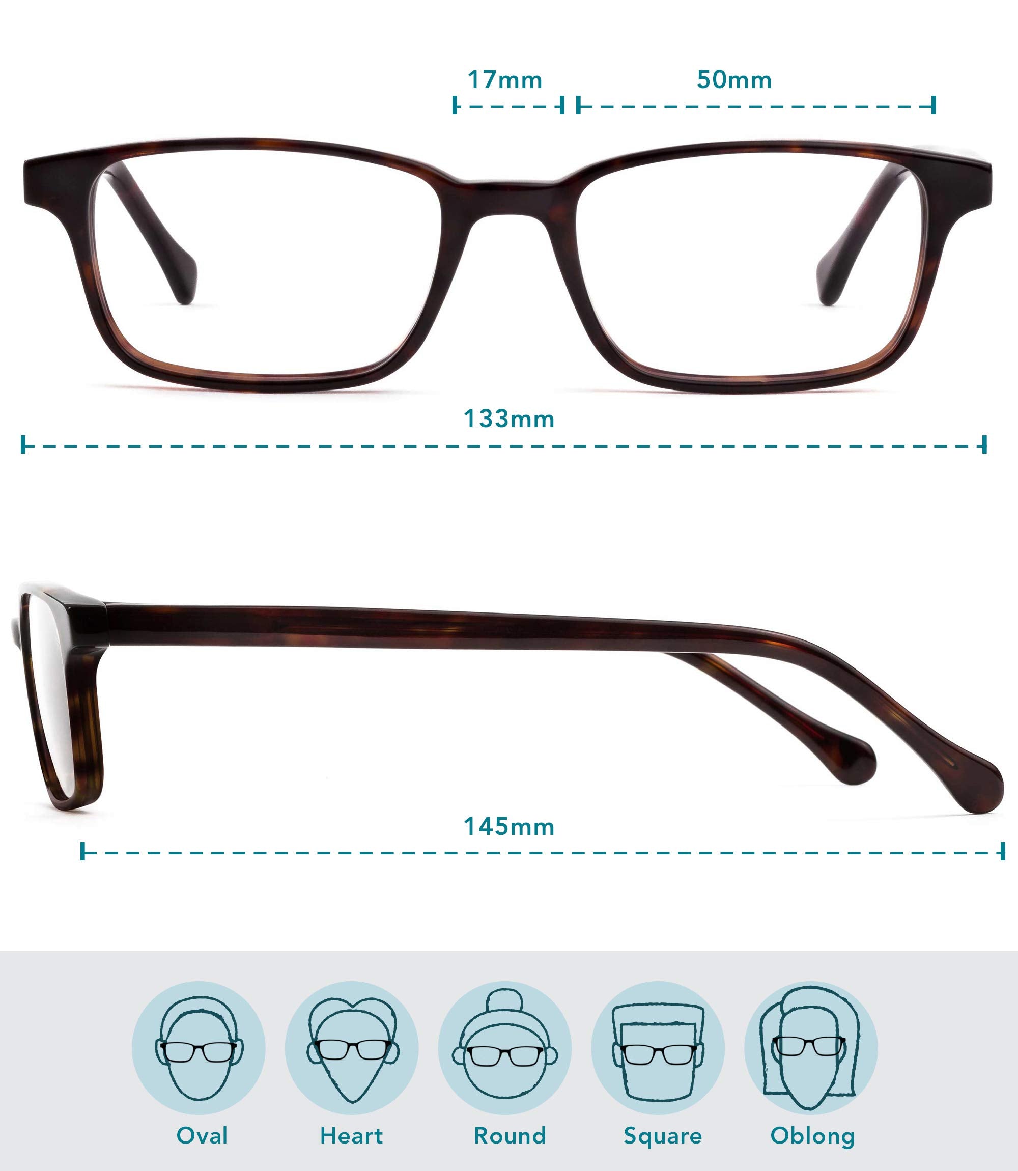 Felix Gray Carver Glasses for Women & Men – Computer Glasses Non-Prescription, 15x Blue Light Filtered, Bio-Based Acetate