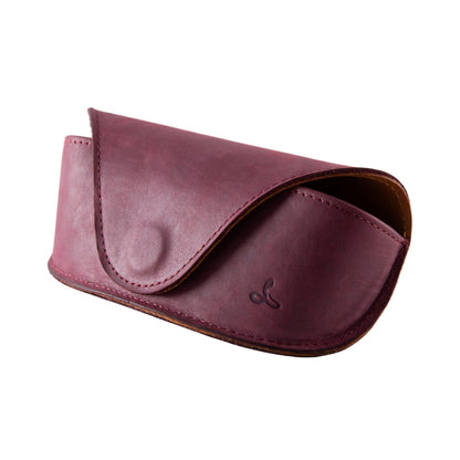 Snakehive Real Leather Glasses Case – Handmade in Europe – Sunglasses Pouch Designed for Men and Women