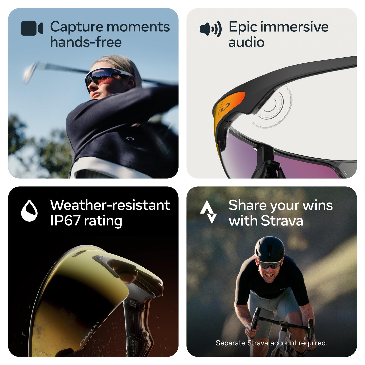 Oakley | Meta Vanguard with Meta AI, Audio, Photo, Video Capability