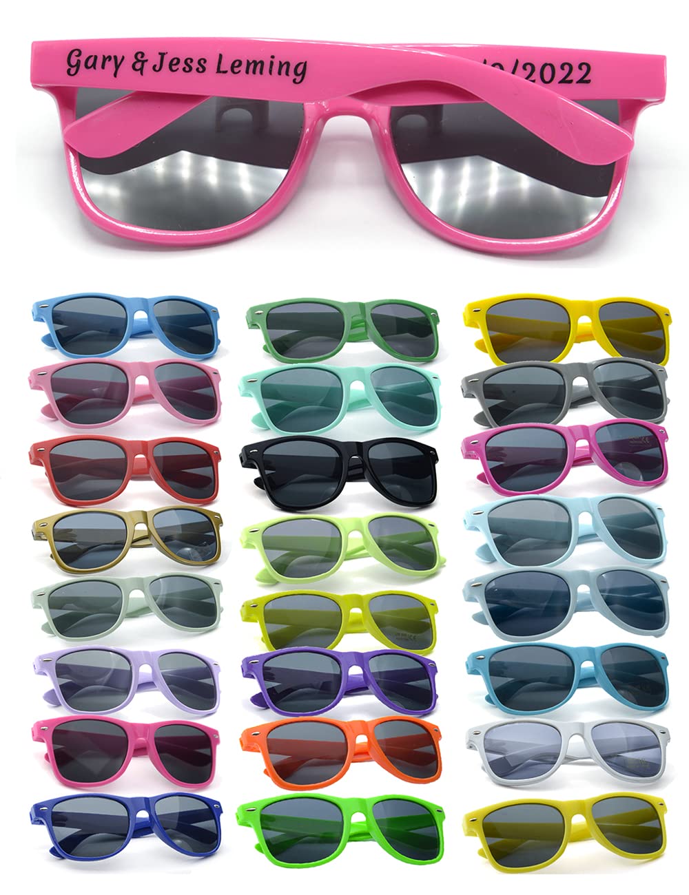 Personalized Sunglasses Bulk Party Favors Adult Custom Wedding Polarized Sunglasses Custom Branded Sunglasses