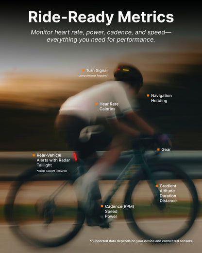 cybersight HUD Display Sports Glasses, for Cycling and Hiking, Real-Time Display, Smart Navigation, Proactive AI Alerts