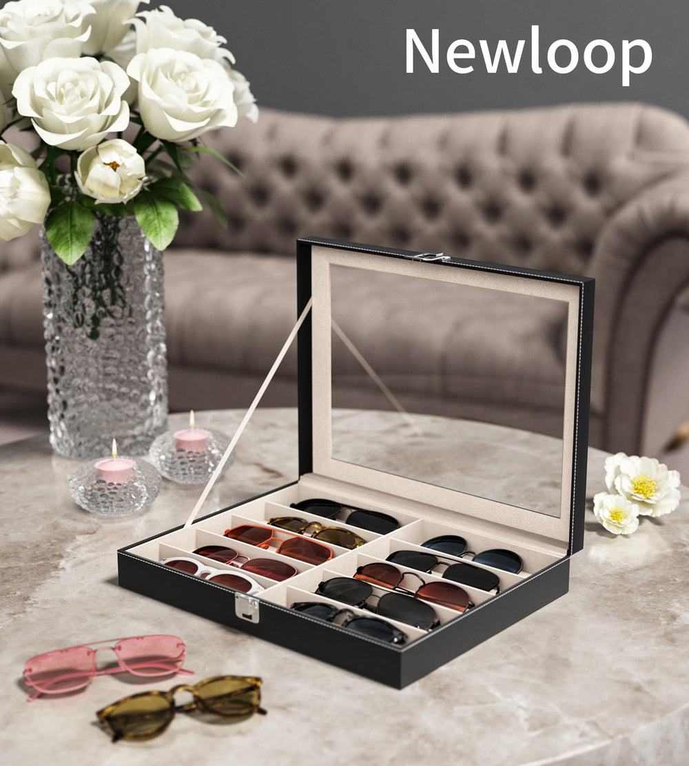 Multi-Slot Sunglasses Display Storage Organizer