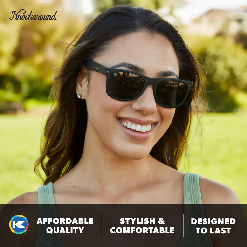 Knockaround Fort Knocks Polarized Sunglasses for Men & Women - UV400 Protection