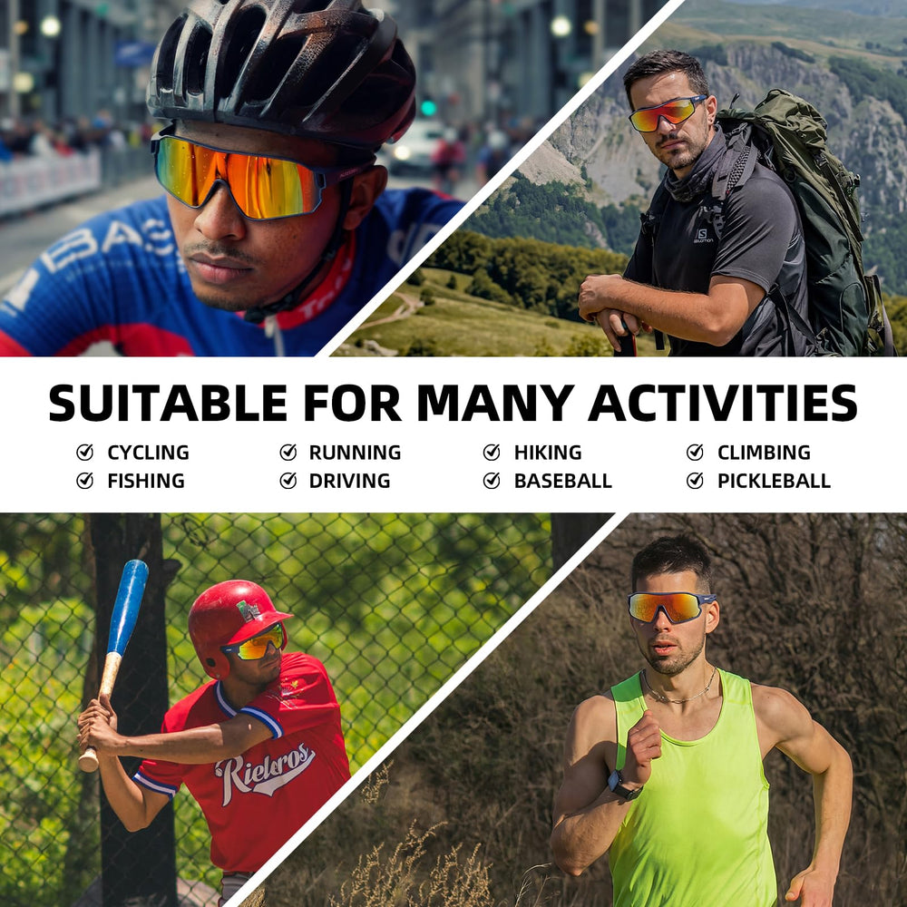 Polarized UV Protection Cycling Sunglasses