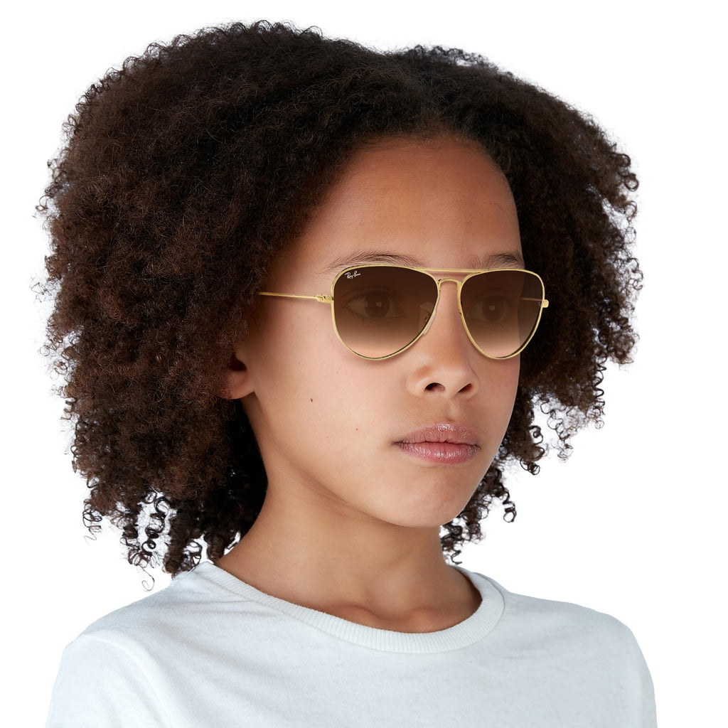 Ray-Ban Junior Kids' Rj9506s Metal Aviator Sunglasses