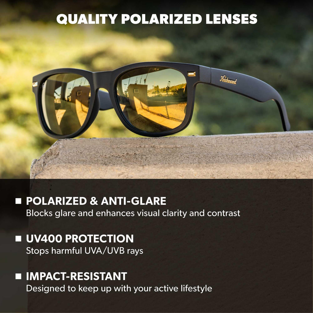 Knockaround Fort Knocks Polarized Sunglasses for Men & Women - UV400 Protection