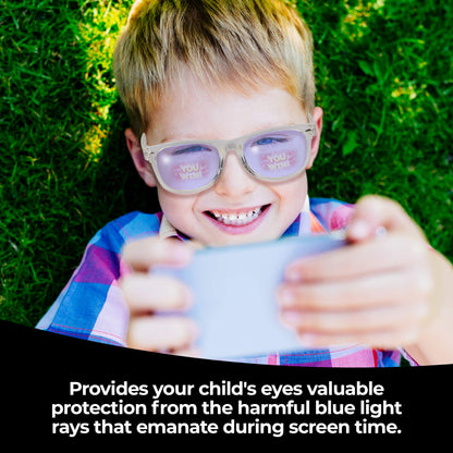 GALVANOX Ava & Ethan Blue Light Glasses for Kids, Light Blocking for Computer/Gaming